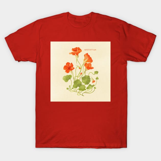 Nasturtium T-Shirt by Salty Siren Studios